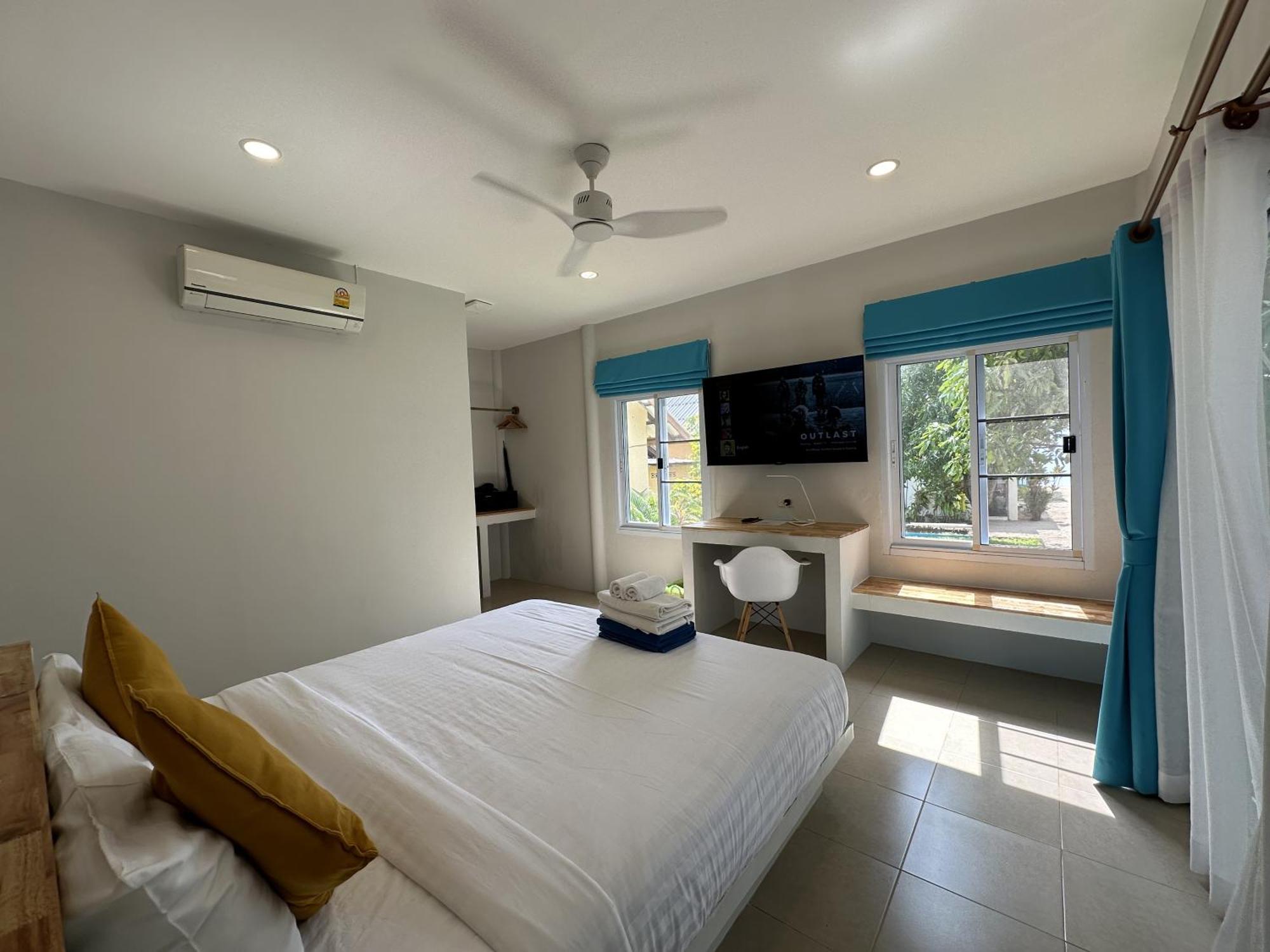Sand Terrace Beach Bungalows بان تاي الغرفة الصورة