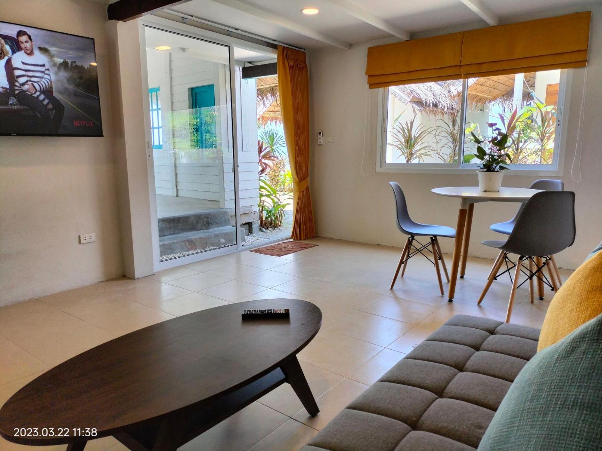 Sand Terrace Beach Bungalows بان تاي الغرفة الصورة